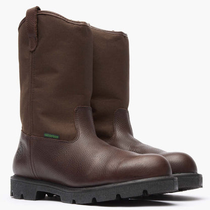Men Georgia Boot Homeland Steel Toe Waterproof Wellington