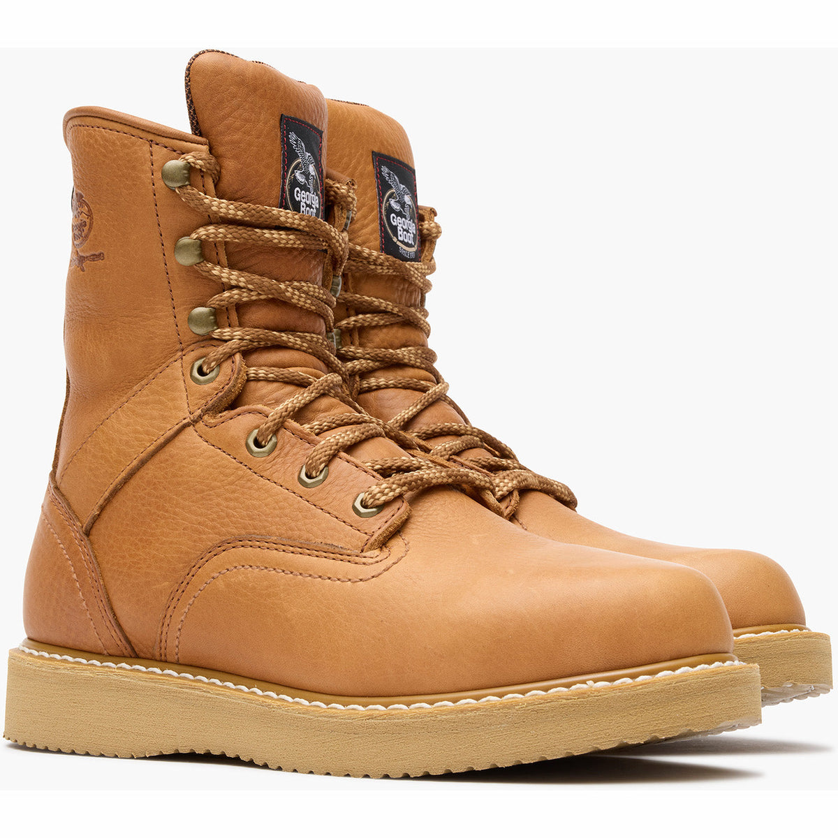 Men Georgia Boot Wedge Steel Toe Work Boot