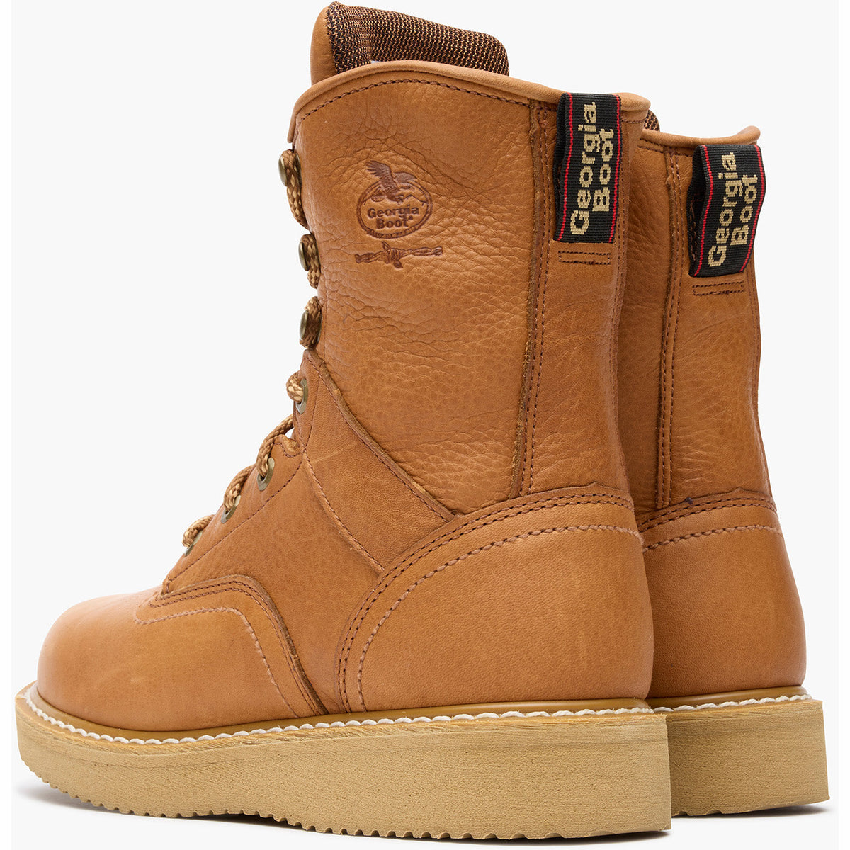 Men Georgia Boot Wedge Steel Toe Work Boot