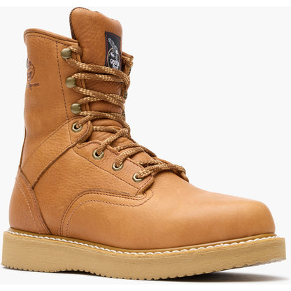 Men Georgia Boot Wedge Steel Toe Work Boot
