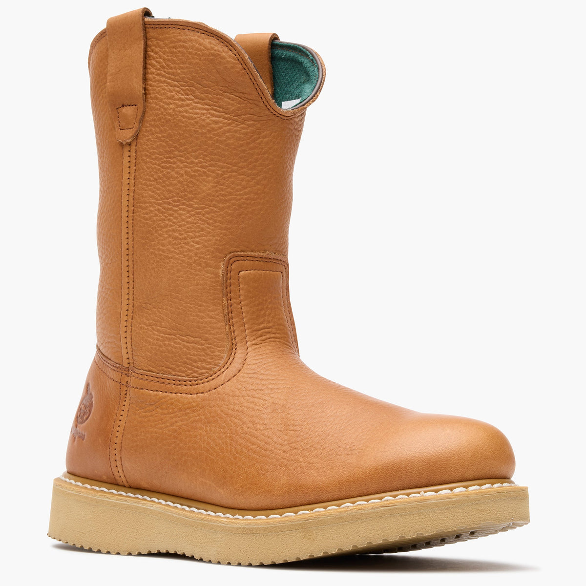 Men Georgia Boot Wedge Steel Toe Pull On Work Boot