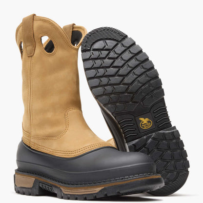 Men Georgia Boot Muddog Steel Toe Waterproof Wellington