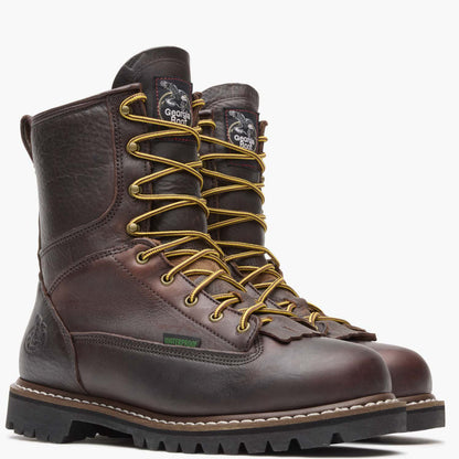Men Georgia Boot Steel Toe Waterproof Lace-To-Toe Work Boot
