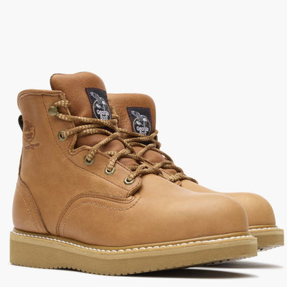 Men Georgia Boot Wedge Steel Toe Work Boot