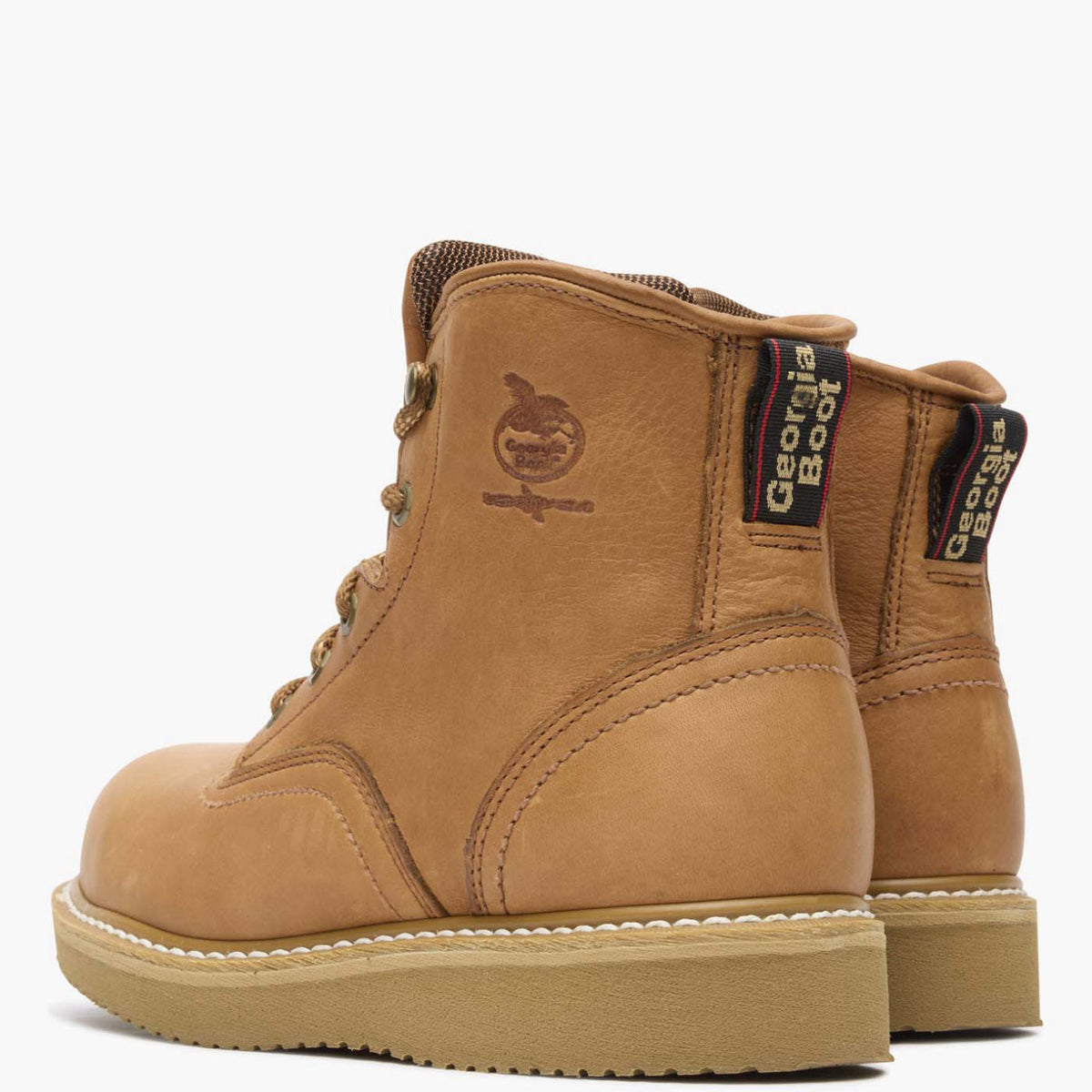 Men Georgia Boot Wedge Steel Toe Work Boot