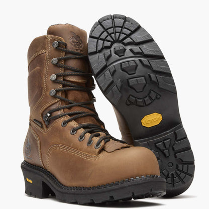 Men Georgia Boot Comfort Core Logger Composite Toe Waterproof Work Boot