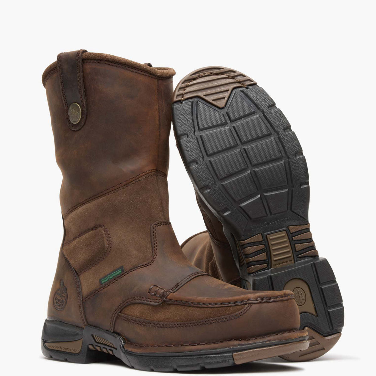 Men Georgia Athens Steel Toe Waterproof Wellington – Georgia Boot