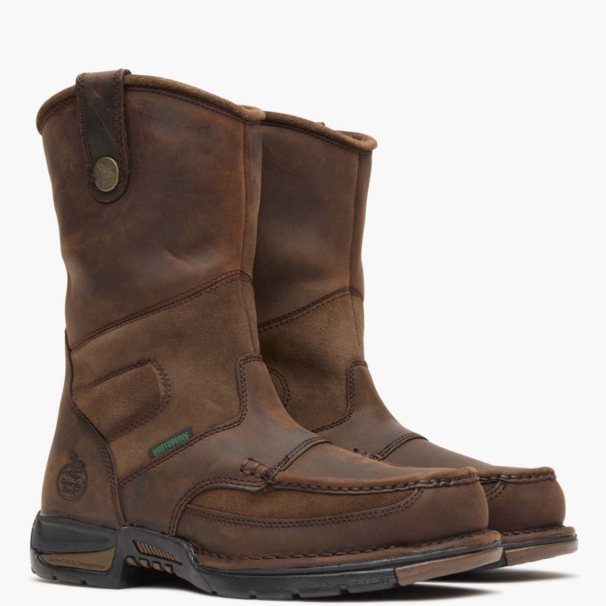 Men Georgia Athens Steel Toe Waterproof Wellington – Georgia Boot