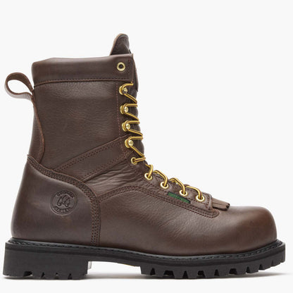 Men Georgia Boot Lace-to-Toe Steel Toe Waterproof Work Boot