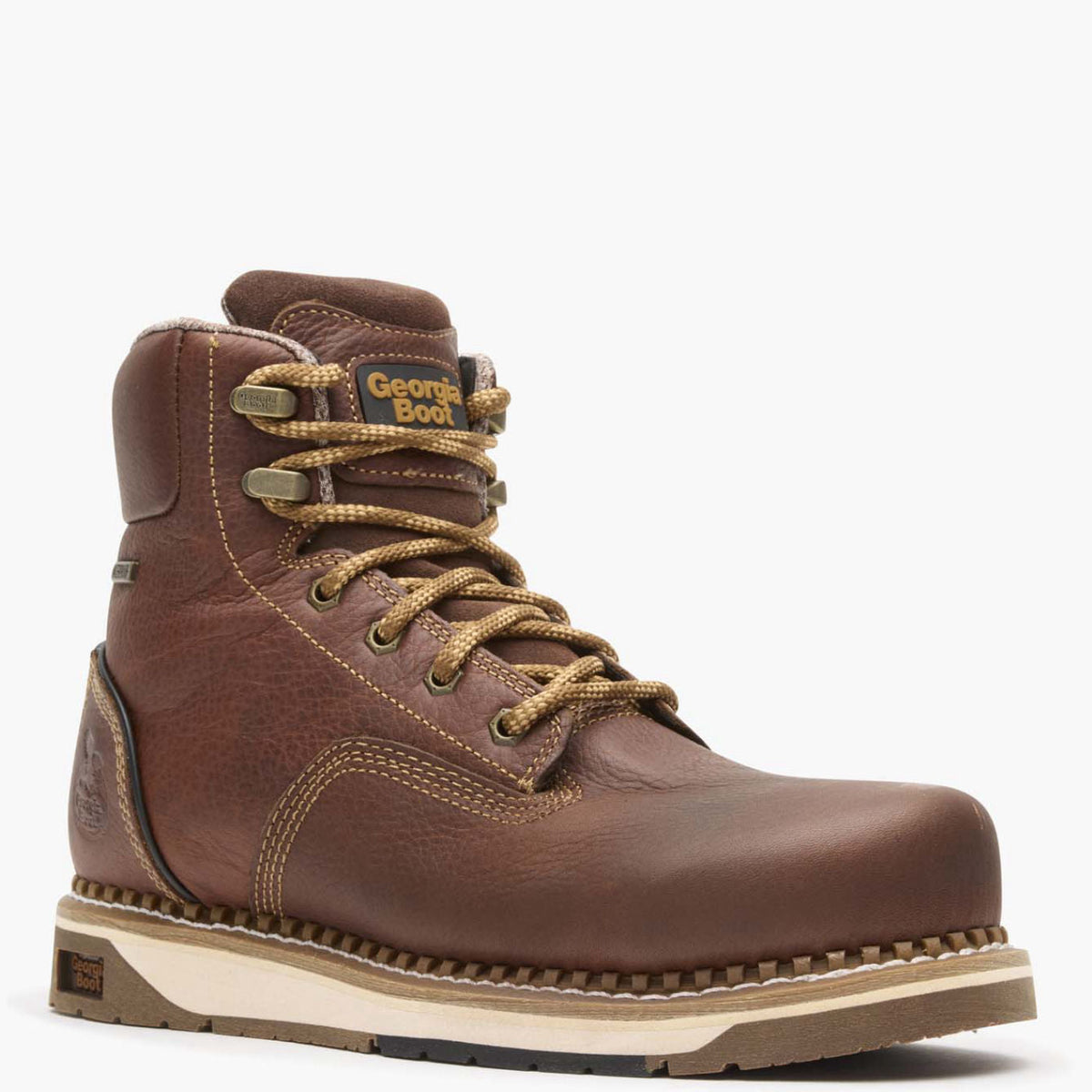 Men Georgia Boot AMP LT Wedge Steel Toe Waterproof Work Boot