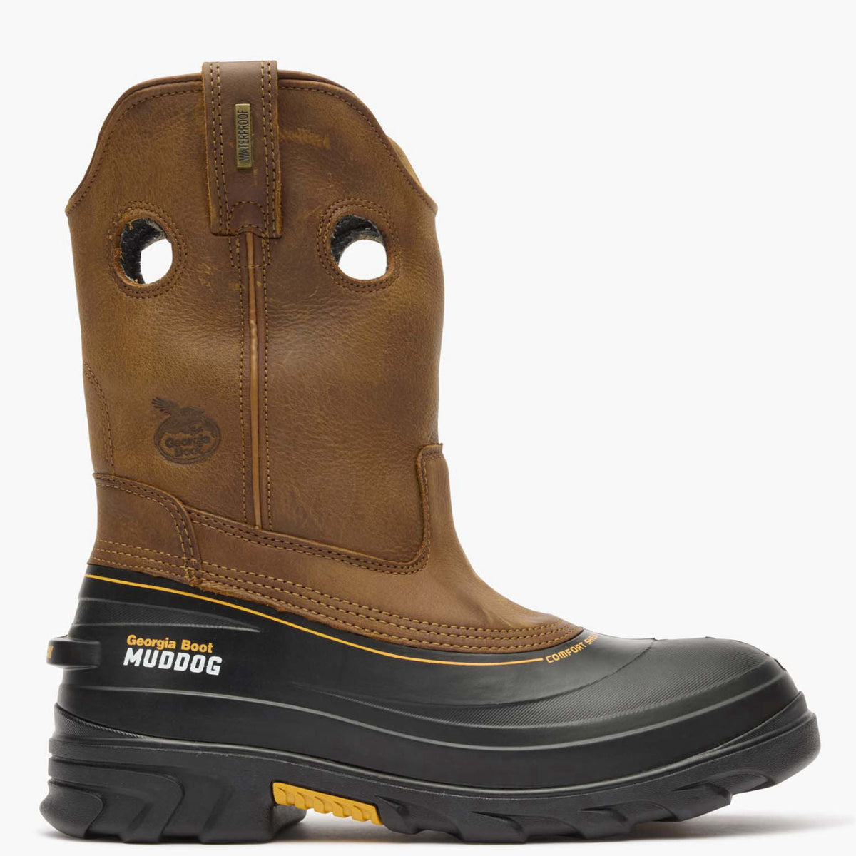 Men Georgia Boot Muddog Composite Toe Waterproof Work Wellington