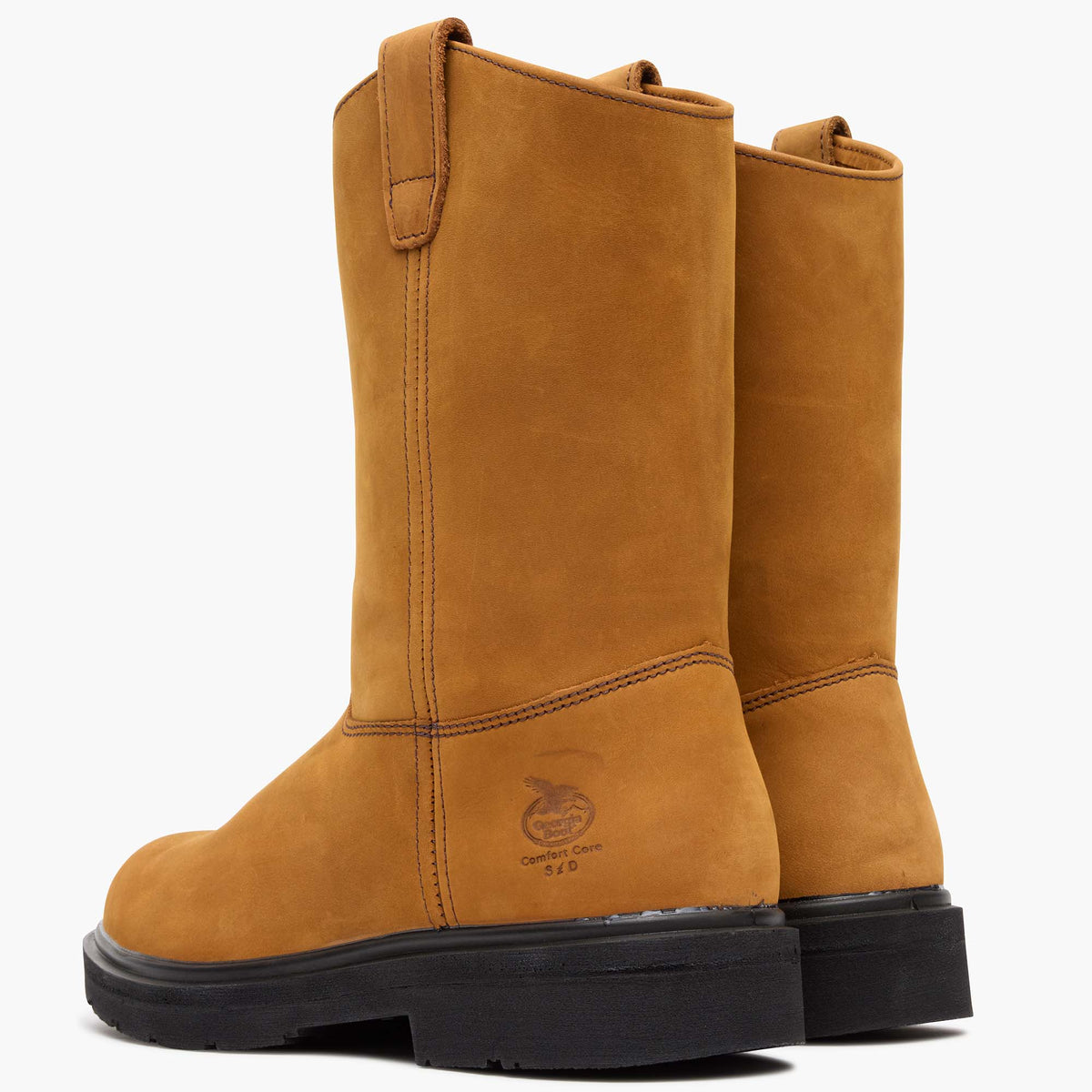 Men Georgia Boot Steel Toe Static-Dissipative Work Pull On