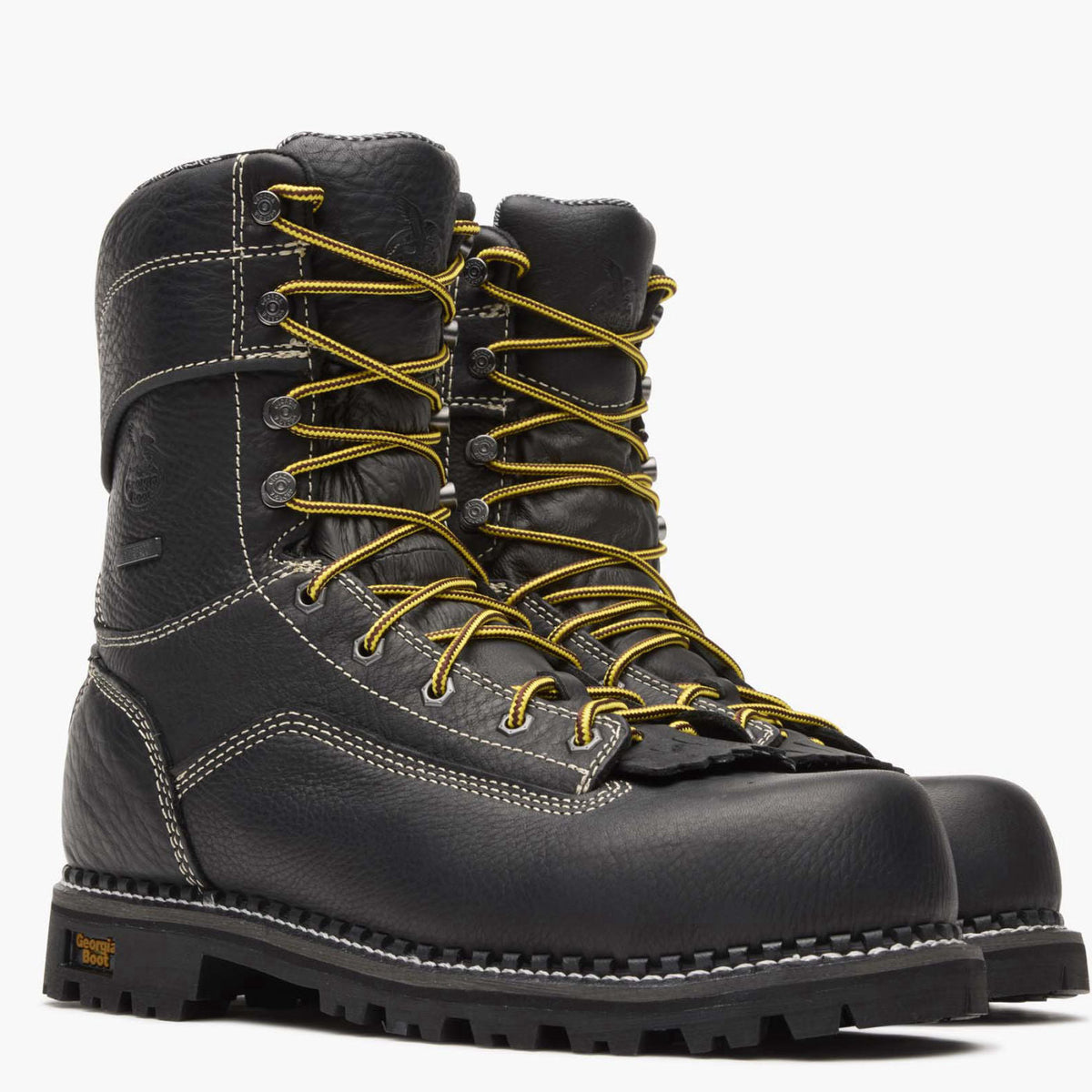 Men Georgia Boot AMP LT Logger Composite Toe Waterproof Work Boot