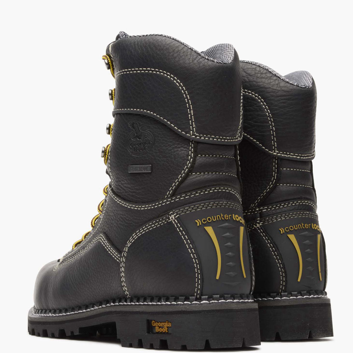 Men Georgia Boot AMP LT Logger Composite Toe Waterproof Work Boot