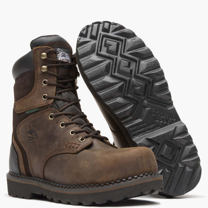 Men Georgia Boot Brookville Steel Toe Waterproof Work Boot