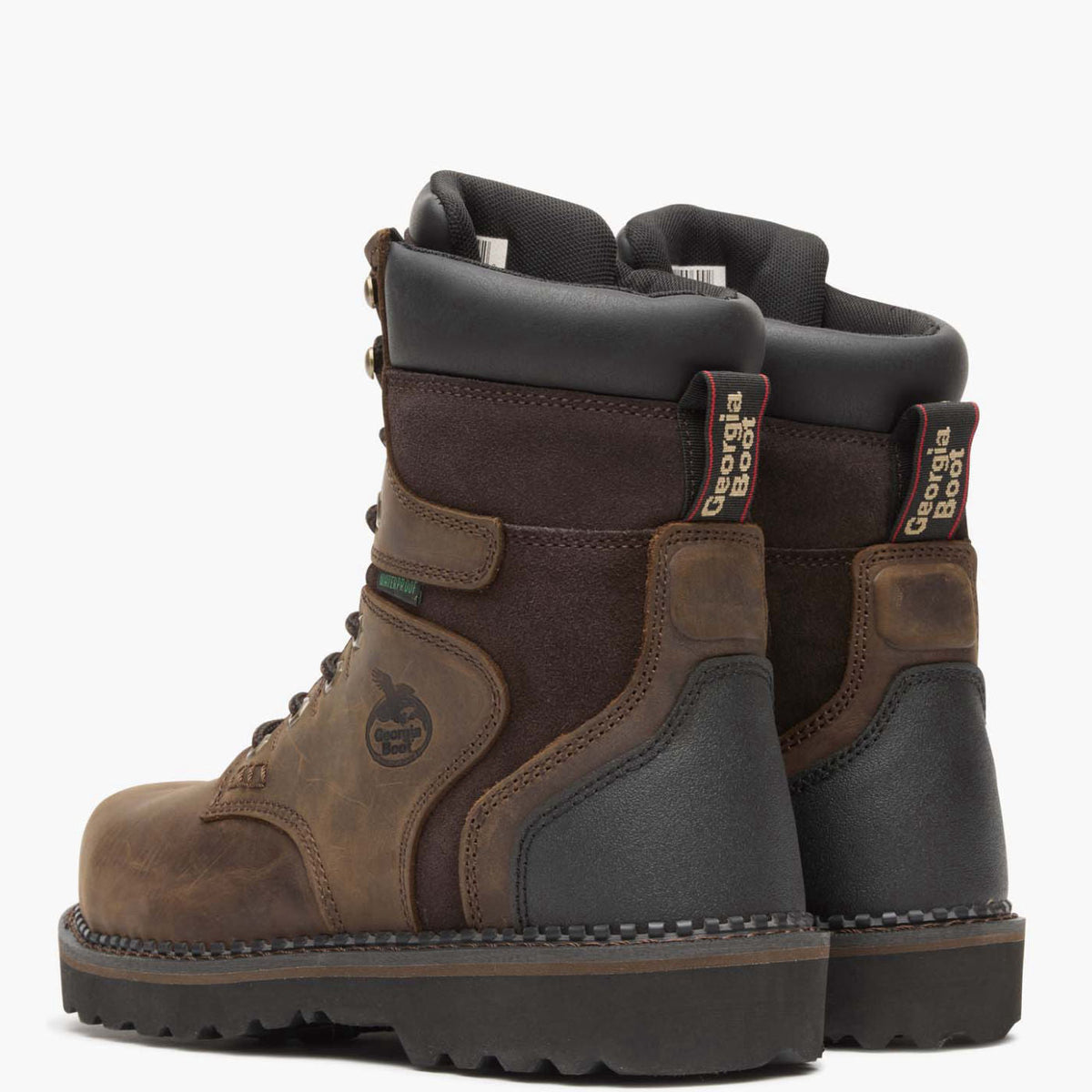 Men Georgia Boot Brookville Steel Toe Waterproof Work Boot