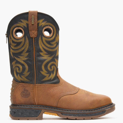 Men Georgia Boot Carbo-Tec LT Steel Toe Waterproof Pull On Work Boot