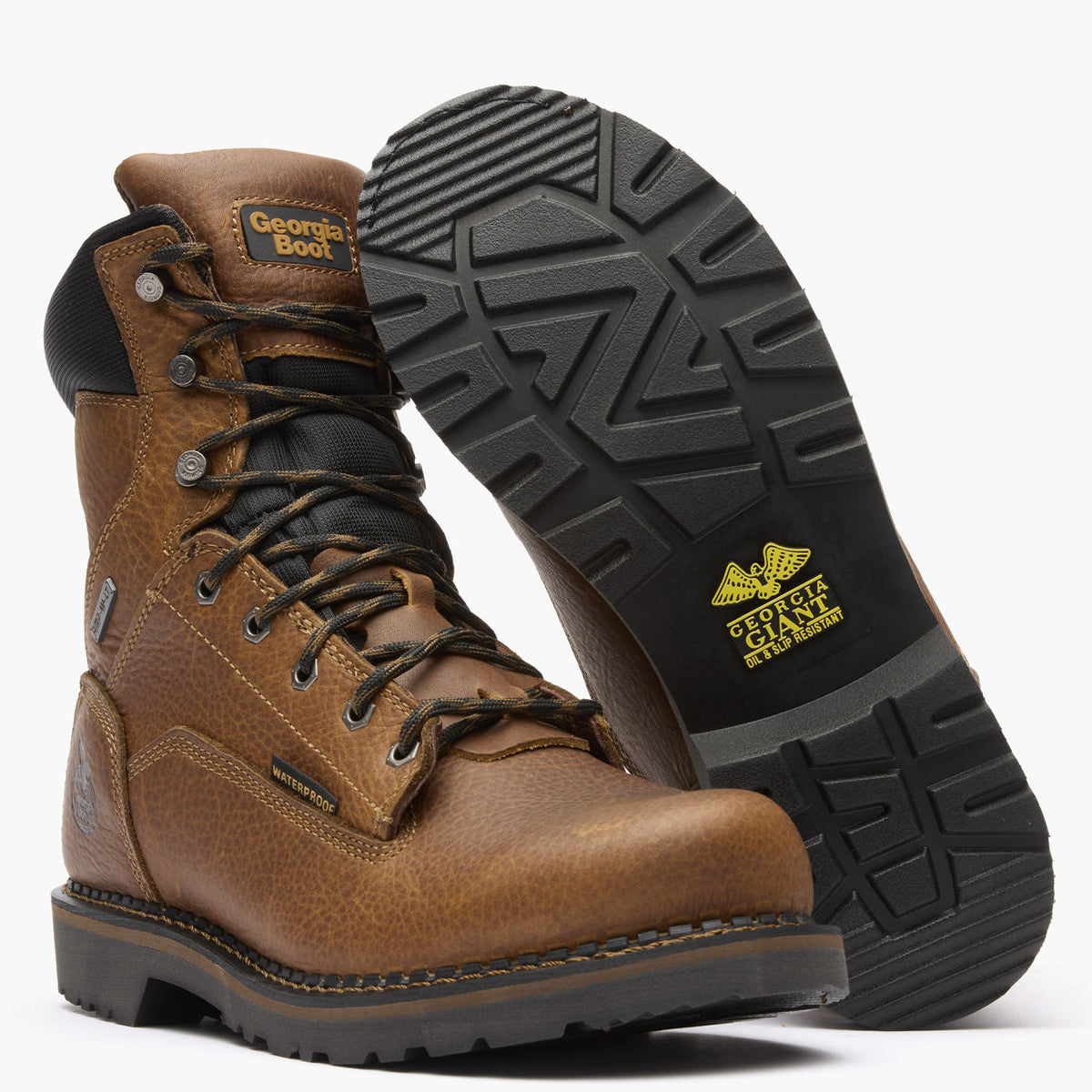 Men Georgia Giant Revamp 8" Waterproof Work Boot – Georgia Boot
