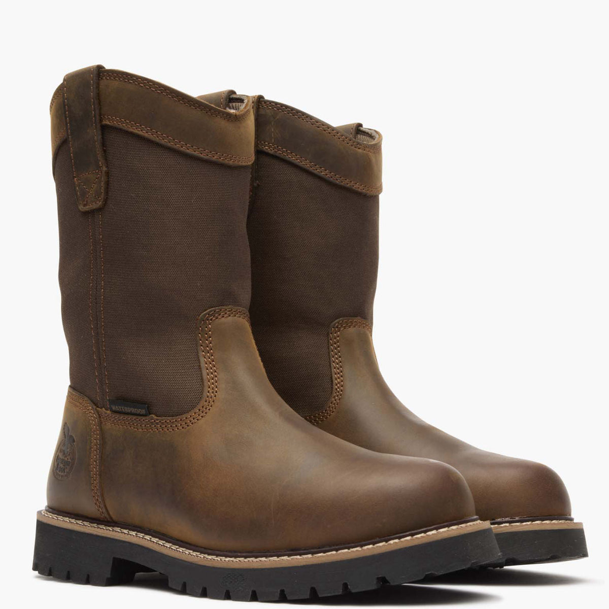 Men Georgia Boot Core 37 Waterproof 10" Pull-On Work Boot