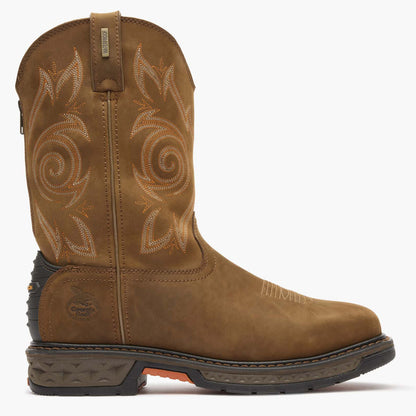 Men Georgia Boot Carbo-Tec LT Steel Toe Waterproof Pull On Work Boot