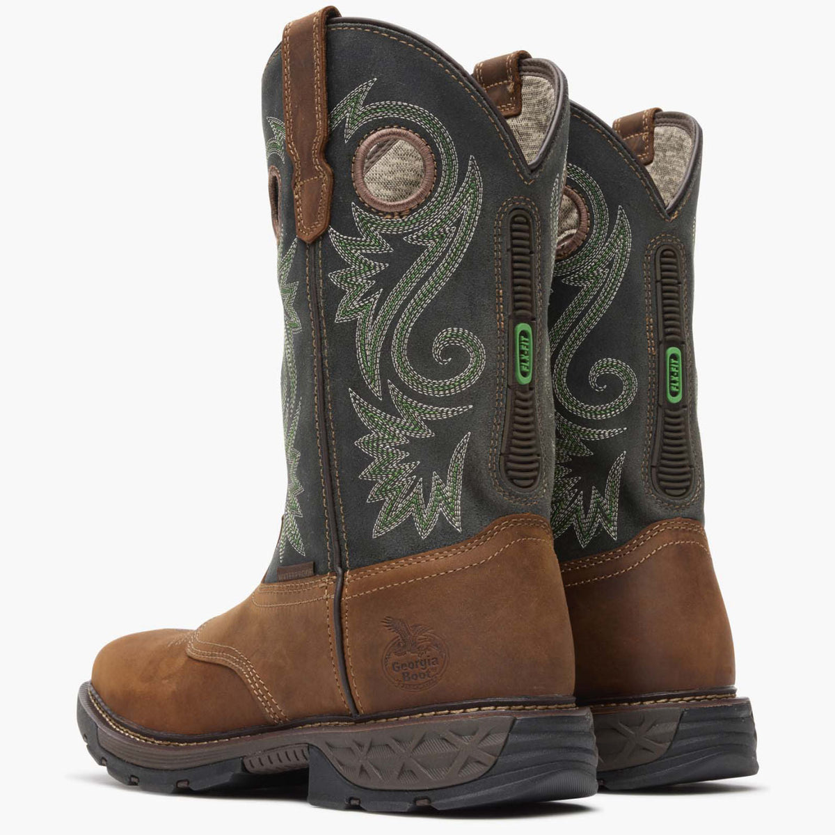 Men Georgia Boot Carbo-Tec FLX Waterproof Pull-on Work Boot